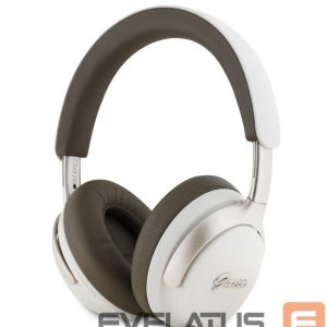 Wireless headphones Guess  PU Leather Script Logo ANC/ENC Wireless Headphone Beige 
