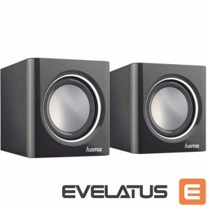 Juhtmevabad kõlarid Hama  Sonic Mobil 185 Notebook Speaker Black Silver