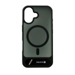 Tagakaaned Evelatus Apple iPhone 17 Rubber Coated MagSafe With Stand Case Black