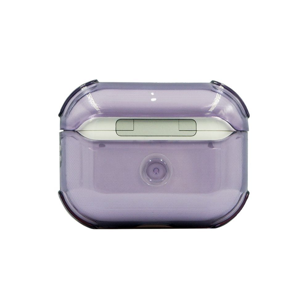 Korpus kõrvaklappidele Evelatus Apple AirPods 3 TPU Protective Case Transparent Purple