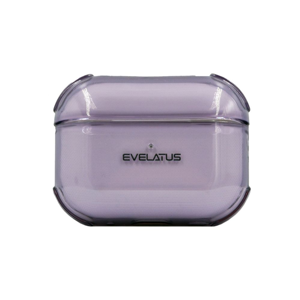 Korpus kõrvaklappidele Evelatus Apple AirPods 3 TPU Protective Case Transparent Purple