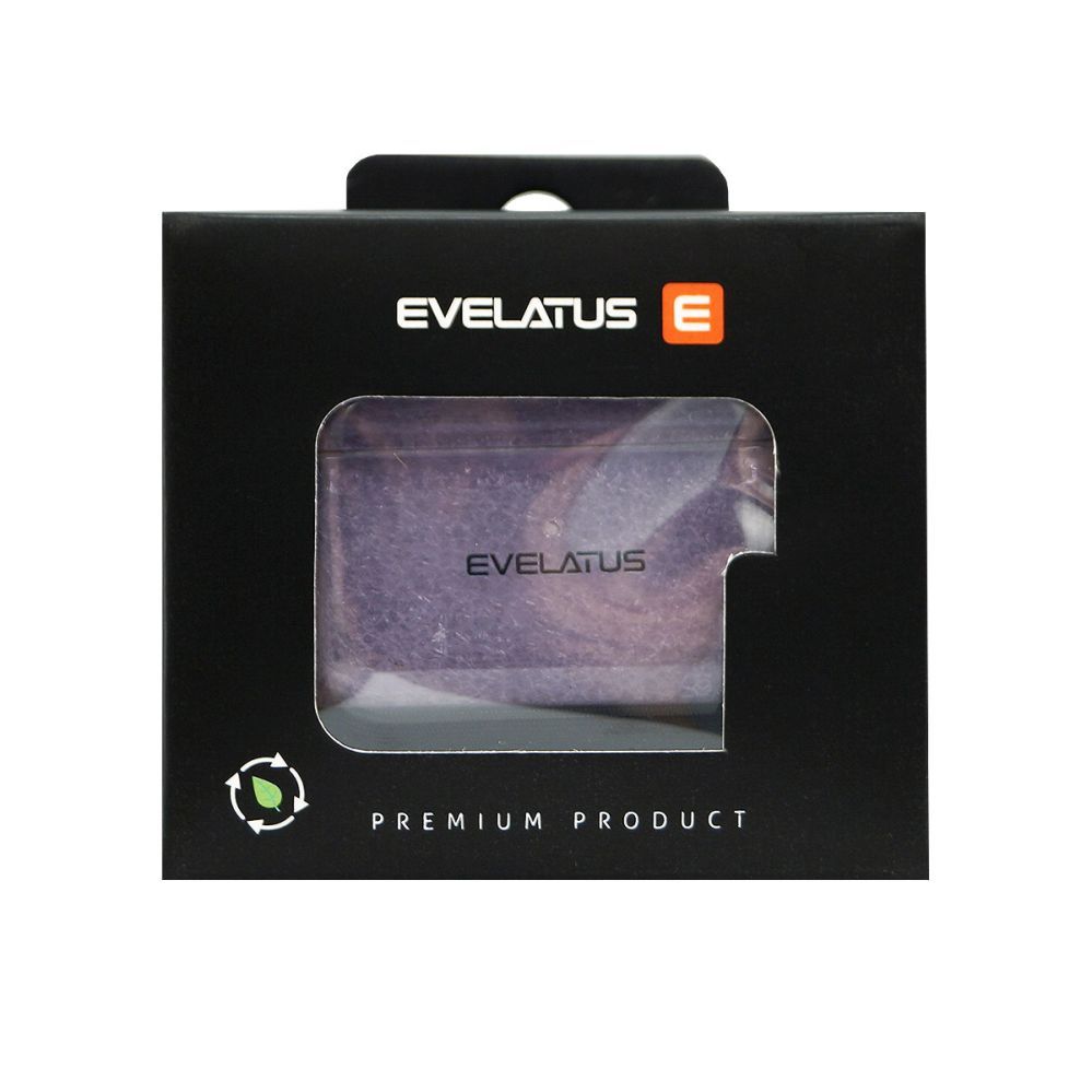 Korpus kõrvaklappidele Evelatus Apple AirPods 3 TPU Protective Case Transparent Purple