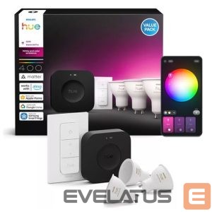 LED spuldze Philips Hue  WCA GU10 3KIT sw Pro EU | 