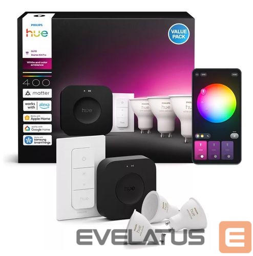 LED bulb Philips Hue WCA GU10 3KIT sw Pro EU |