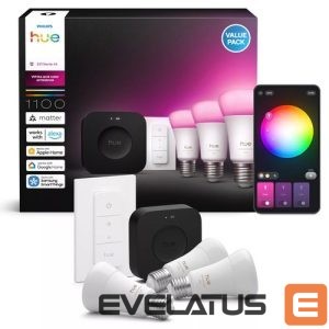 LED pirn Philips Hue  WCA A60 E27 3KIT sw Pro EU | 