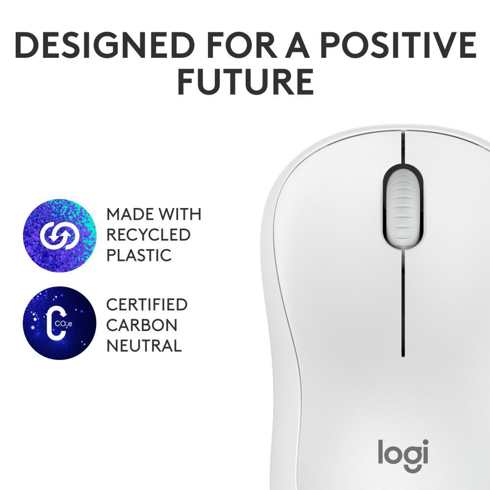 Аксессуары для компьютерной техники Logitech LOGI M240 Silent Bluetooth Mouse - WHITE