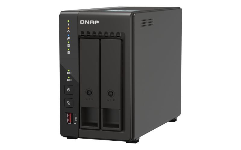 Mälupulk QNAP 2-Bay desktop NAS TS-253E-8G J6412 4-core, Processor frequency 2.6 GHz, 8 GB, 2 x HDMI 1.4b, 2x M.2 2280 PCIe slots, 2x USB 2.0; 2 x USB Type-A