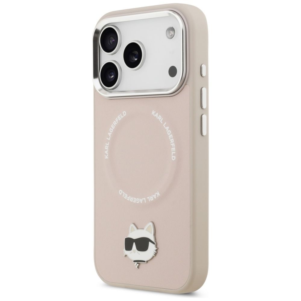 Muud kaubad Karl Lagerfeld Karl Lagerfeld Choupette Pin MagSafe Case for iPhone 17 Pro Max - Pink
