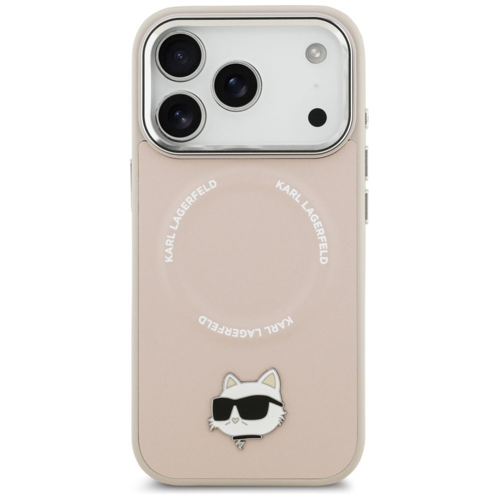 Muud kaubad Karl Lagerfeld Karl Lagerfeld Choupette Pin MagSafe Case for iPhone 17 Pro Max - Pink