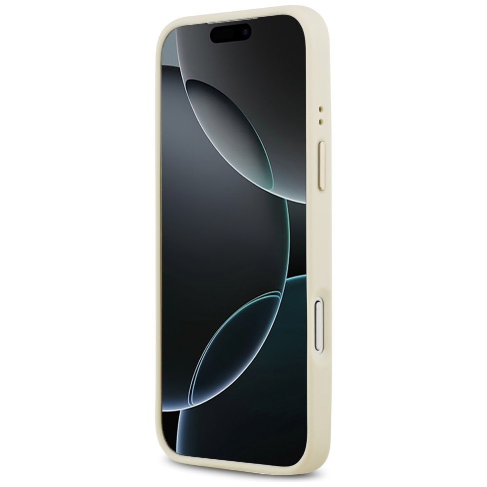 Other goods Guess Guess Grained Strass Logo MagSafe case for iPhone 17 Pro Max - beige