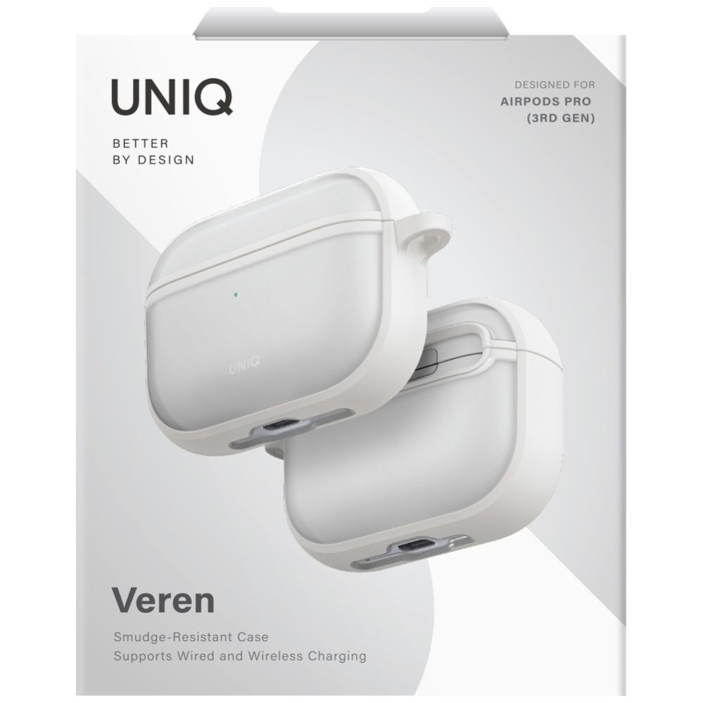 Muud kaubad UNIQ Uniq Veren Case for AirPods Pro 3 - White