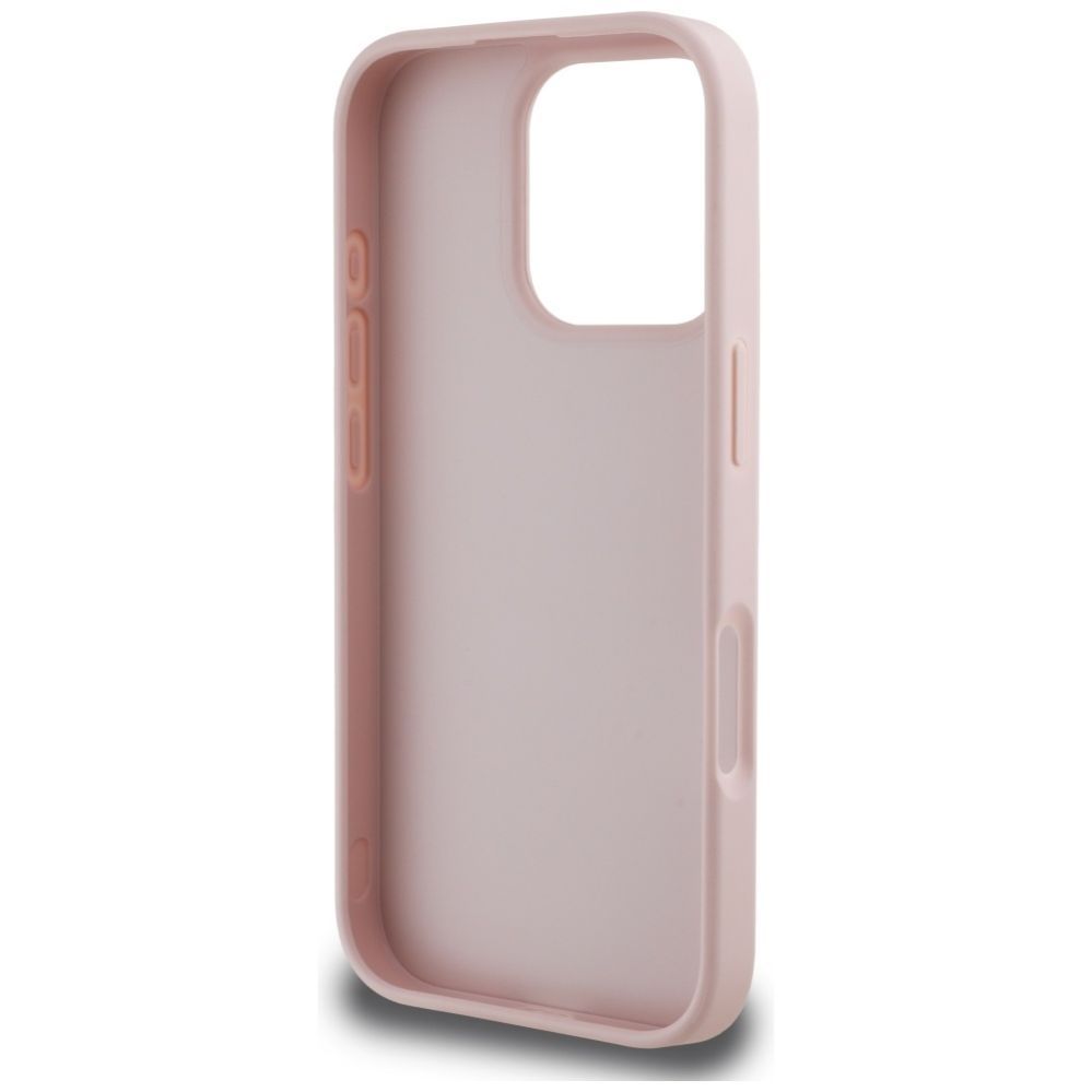 Other goods Guess Guess Hot Stamp 4G Pattern Triangle Metal Logo iPhone 16 Pro Case - Pink