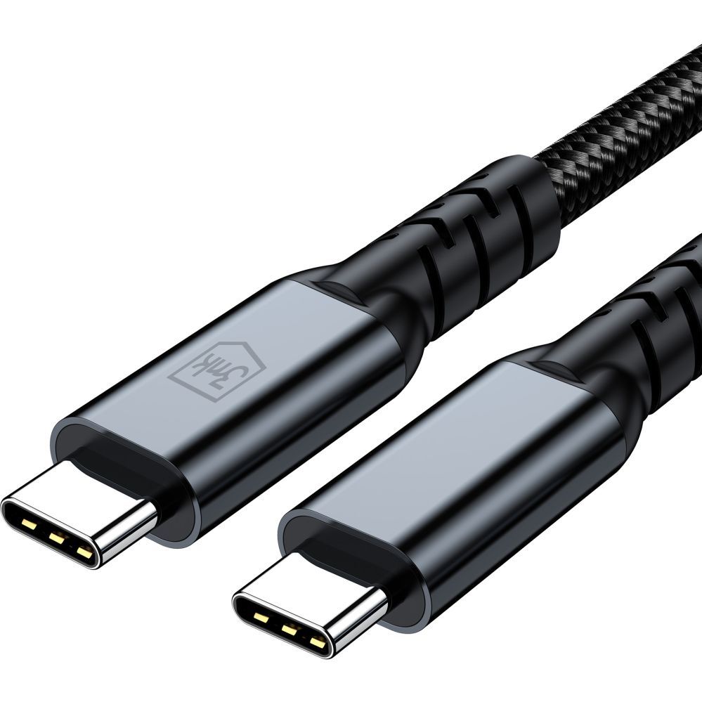 Muud kaubad 3MK 3mk Hyper Cable N-SERIES Thunderbolt 4 USB-C / USB-C 1m 48V/5A 40Gb/s 240W 8K60Hz - black