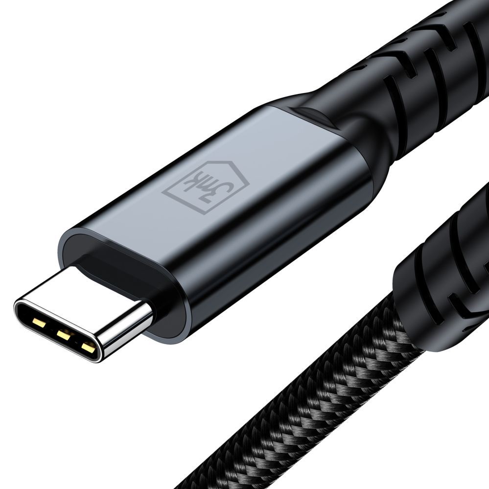 Muud kaubad 3MK 3mk Hyper Cable N-SERIES Thunderbolt 4 USB-C / USB-C 1m 48V/5A 40Gb/s 240W 8K60Hz - black
