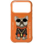Muud kaubad Nimmy  Nimmy Glasses Cool Dog Case for iPhone 17 Pro Max - Orange 