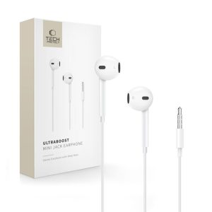 Muud kaubad Tech-Protect  Tech-Protect Ultraboost Core Mini Jack Wired Headphones - White 