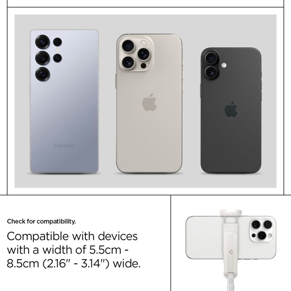 Muud kaubad Spigen Spigen S541W Bluetooth Selfie Stick - White