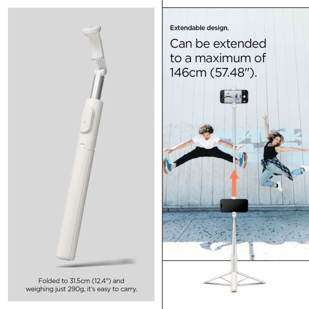 Muud kaubad Spigen Spigen S541W Bluetooth Selfie Stick - White