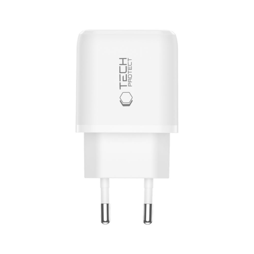 Other goods Tech-Protect Tech-Protect NCA45W-GAN 2-Port USB-C / USB-A 45W Wall Charger - White