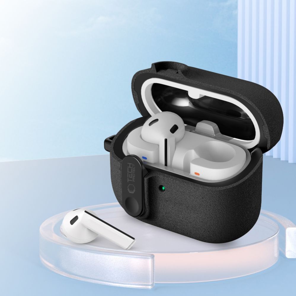 Другие товары Tech-Protect Tech-Protect Slim Hook Case for Samsung Galaxy Buds 3 / 3 FE / 3 Pro - Black