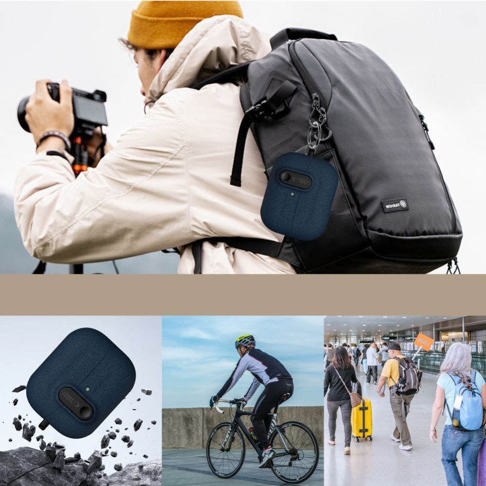 Другие товары Tech-Protect Tech-Protect Slim Hook Case for Samsung Galaxy Buds 3 / 3 FE / 3 Pro - Navy Blue