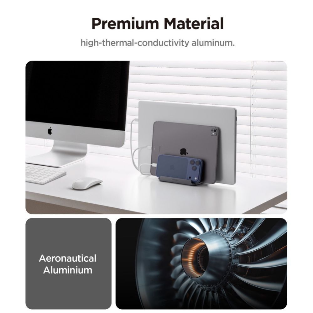 Muud kaubad Spigen Spigen LD208S4 Desk Organizer for Laptops, Tablets, Smartphones, Keyboards - Gray