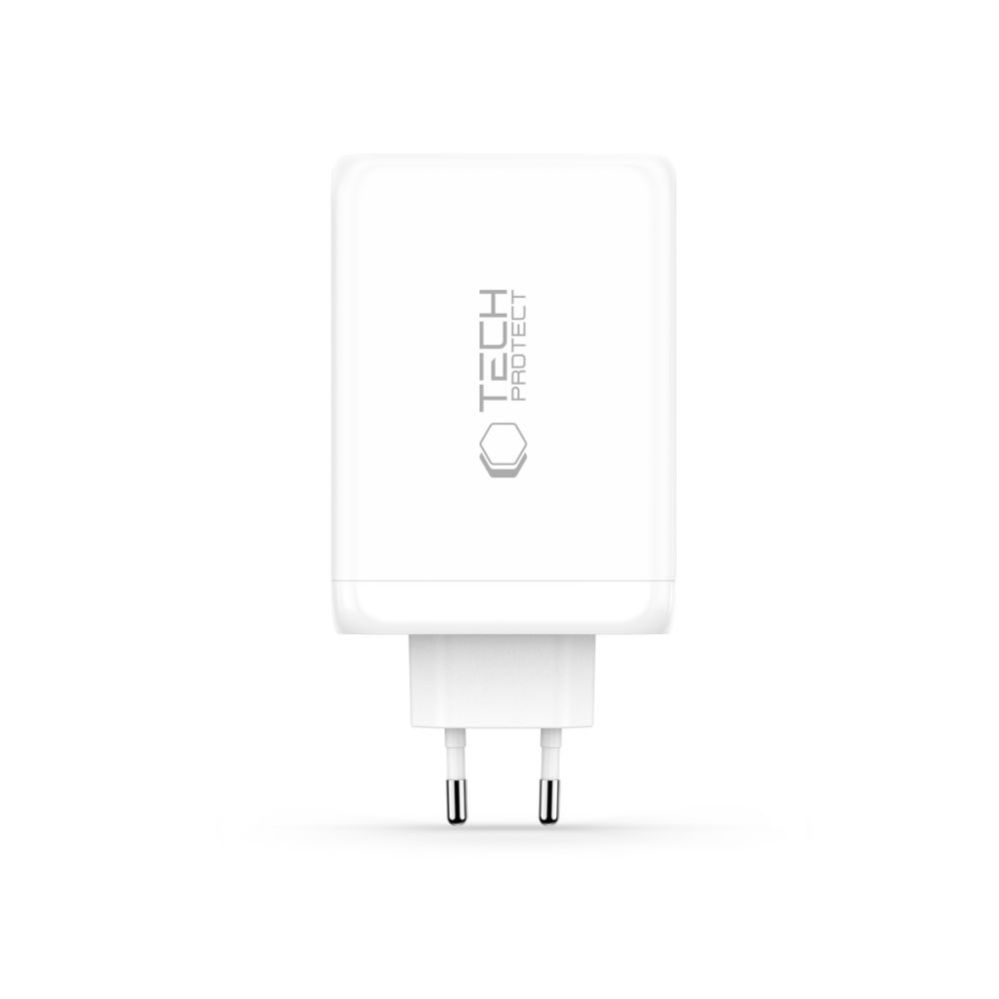 Citas preces Tech-Protect Tech-Protect NC240W-GaN 4-Port 240W Wall Charger - White