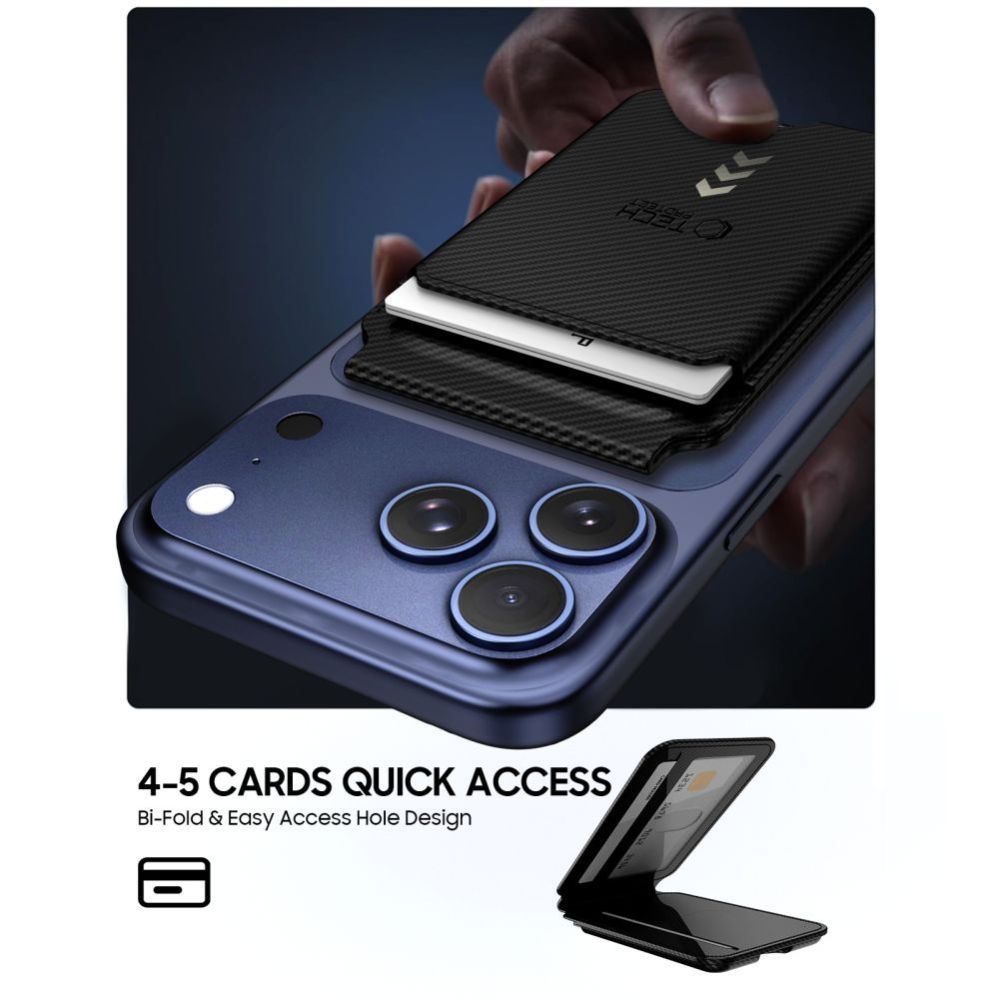 Other goods Tech-Protect Tech-Protect MagWallet Stand MagSafe Magnetic Phone Wallet - Black