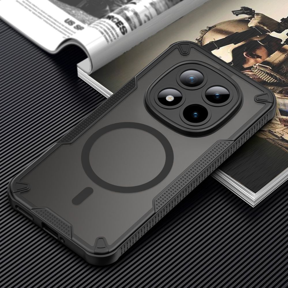 Citas preces Tech-Protect Tech-Protect Rugged Shield MagSafe case for Xiaomi Poco M8 Pro / Xiaomi Redmi Note 15 Pro+ 5G - black