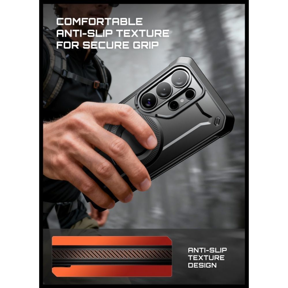 Muud kaubad Supcase Supcase Unicorn Beetle Pro Mag MagSafe 2-set Case for Samsung Galaxy S26 Ultra - Black