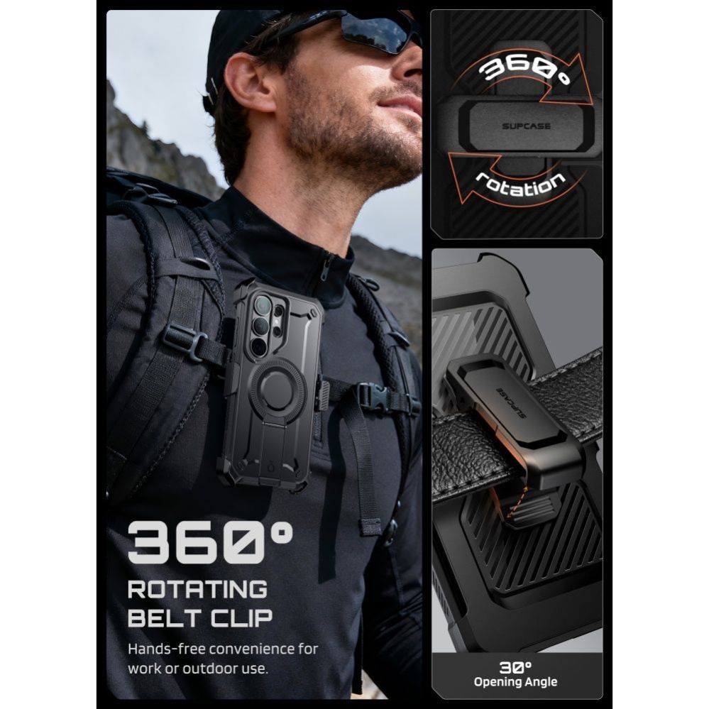 Muud kaubad Supcase Supcase Unicorn Beetle Pro Mag MagSafe 2-set Case for Samsung Galaxy S26 Ultra - Black