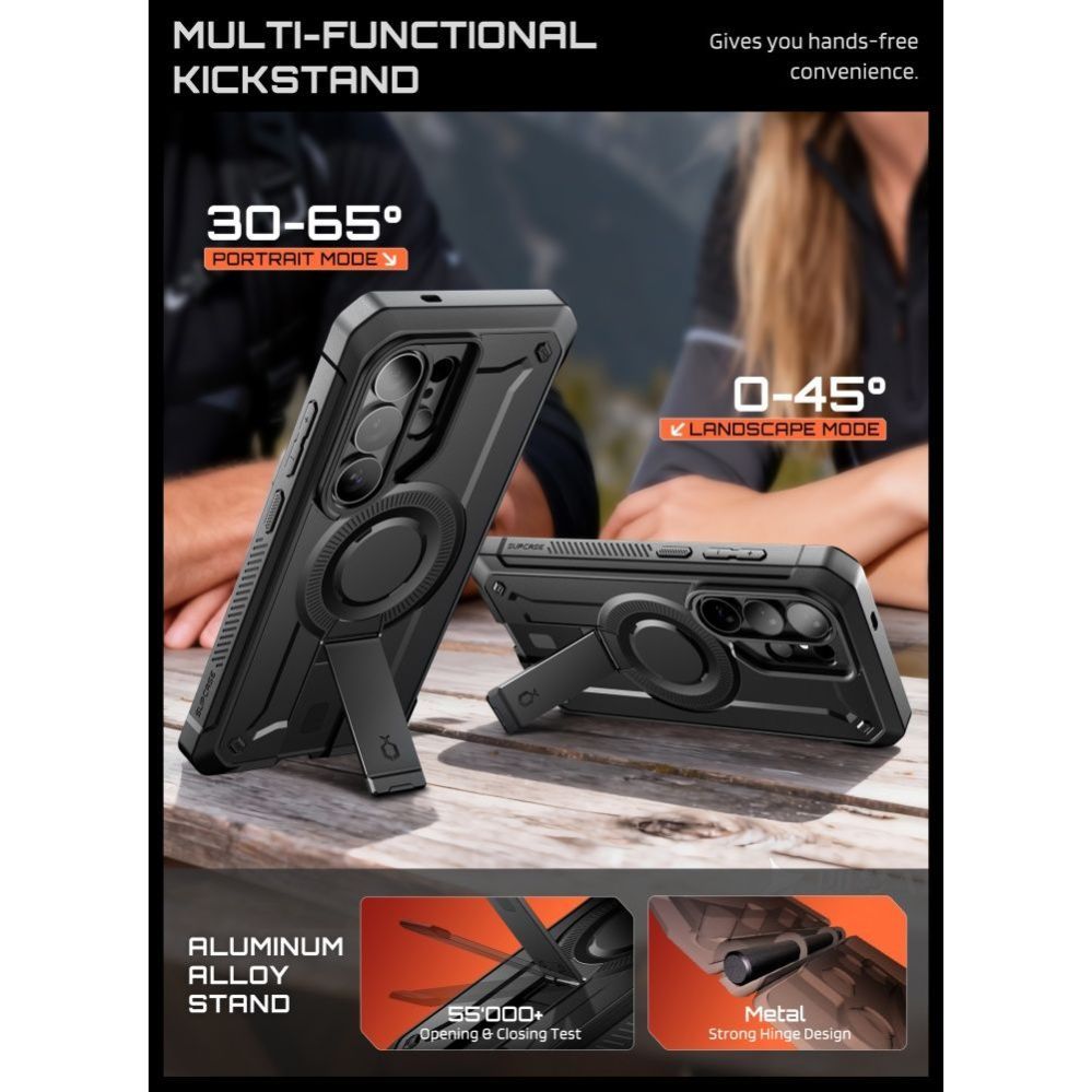 Muud kaubad Supcase Supcase Unicorn Beetle Pro Mag MagSafe 2-set Case for Samsung Galaxy S26 Ultra - Black