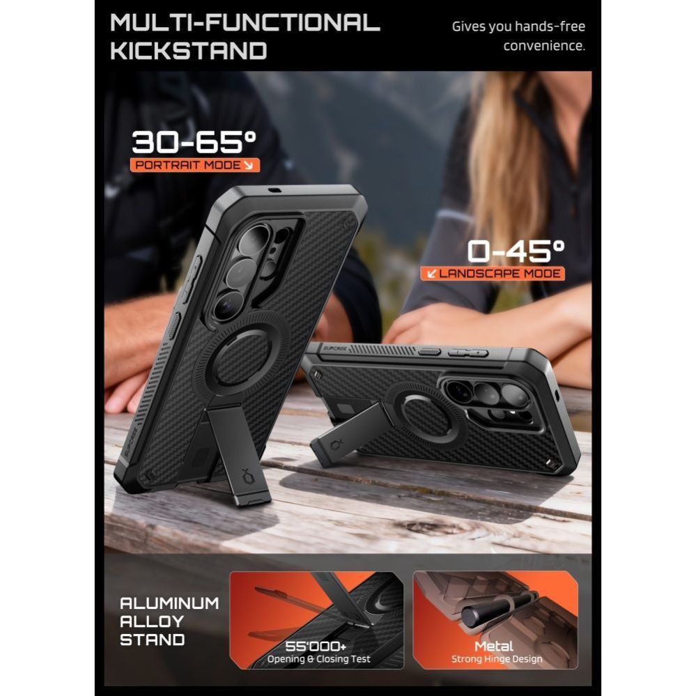 Muud kaubad Supcase Supcase Unicorn Beetle Pro Mag MagSafe 2-Set Case for Samsung Galaxy S26 Ultra - Black