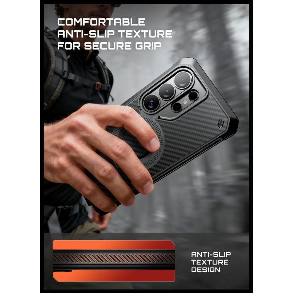 Muud kaubad Supcase Supcase Unicorn Beetle Pro Mag MagSafe 2-Set Case for Samsung Galaxy S26 Ultra - Black