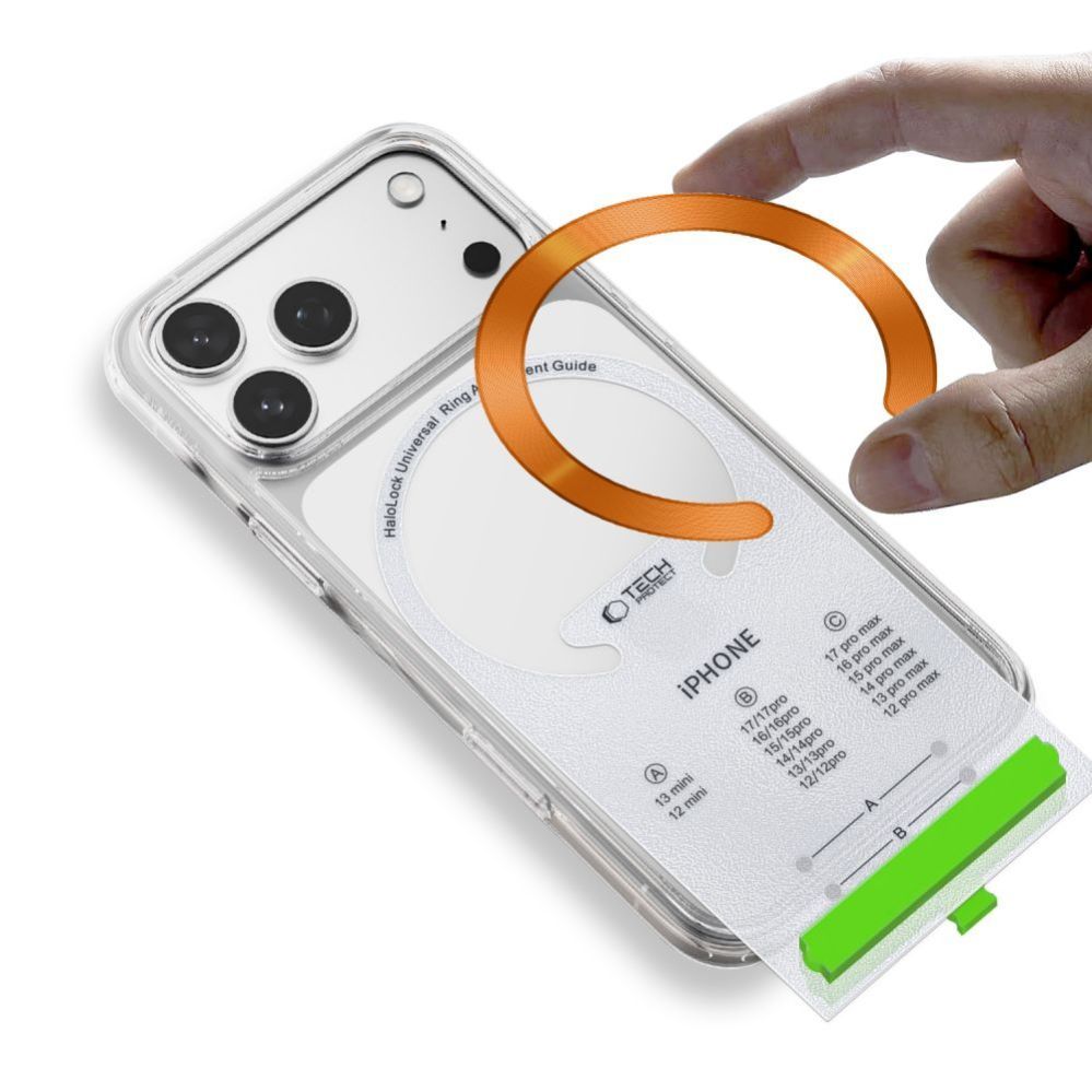 Другие товары Tech-Protect Tech-Protect MMP-210 MagSafe 2-Pack Magnetic Ring - Orange / Black