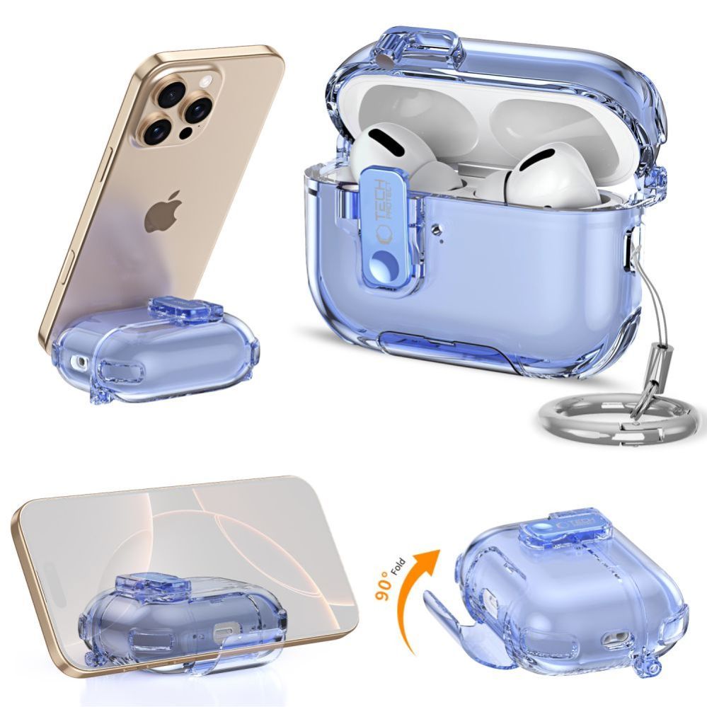 Другие товары Tech-Protect Tech-Protect Bounce Pro Case for AirPods Pro 3 - Blue