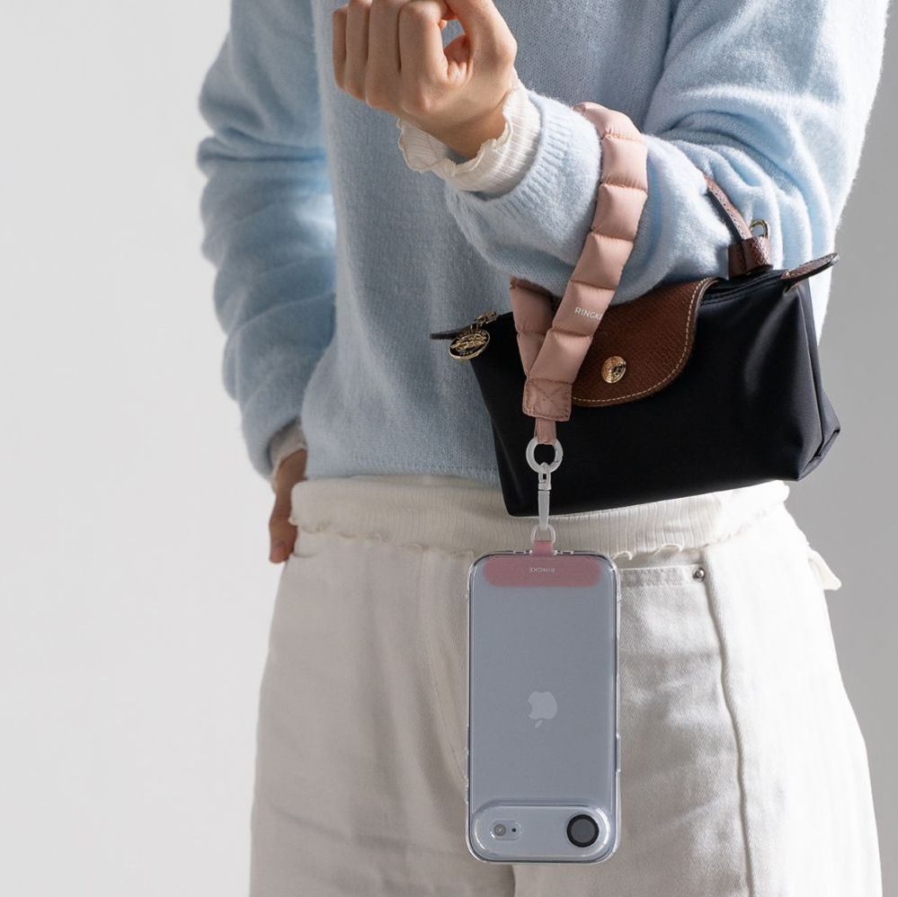 Other goods Ringke Ringke Holder & Puffer Hand Strap Phone Lanyard - Pink