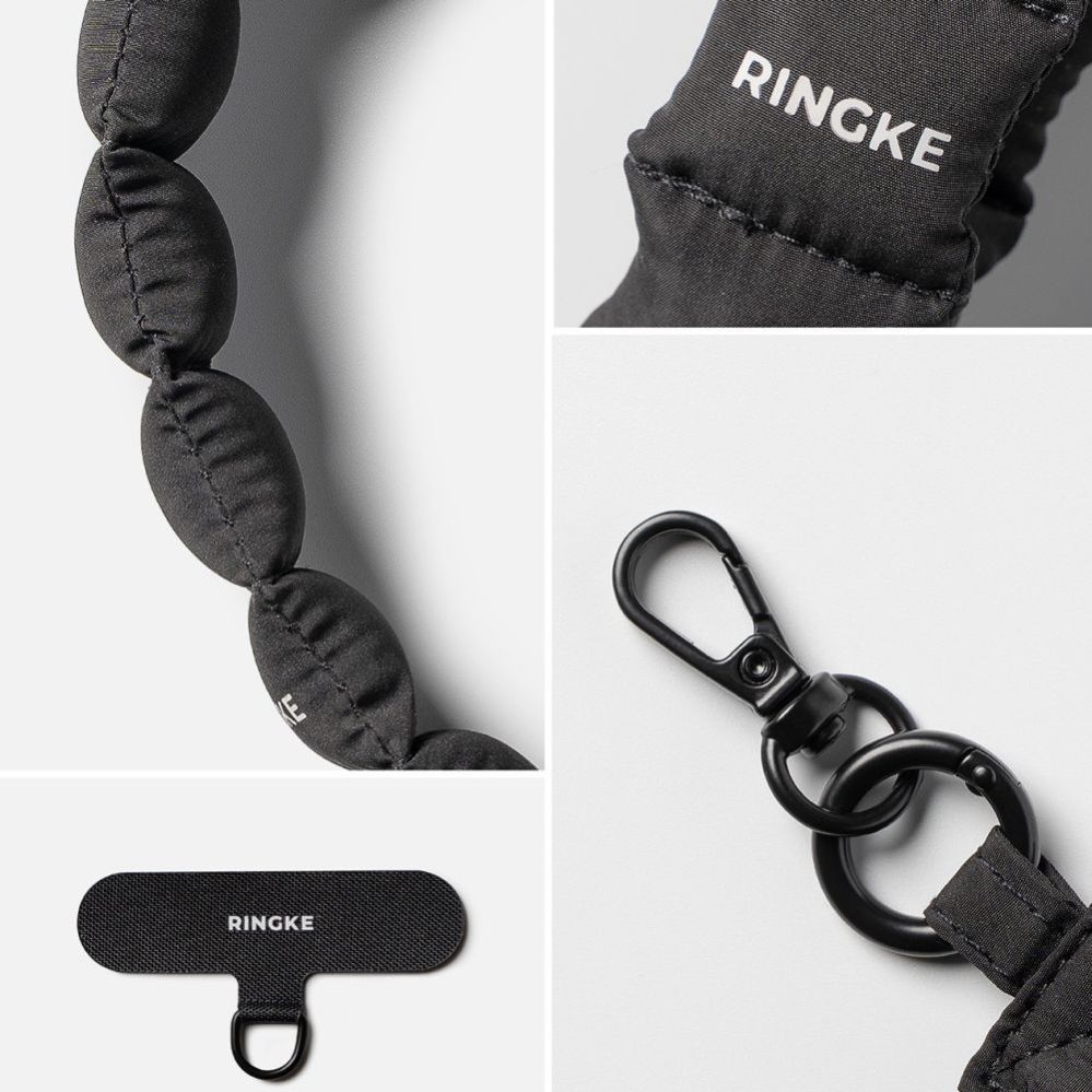 Other goods Ringke Ringke Holder & Puffer Hand Strap Phone Lanyard - Black