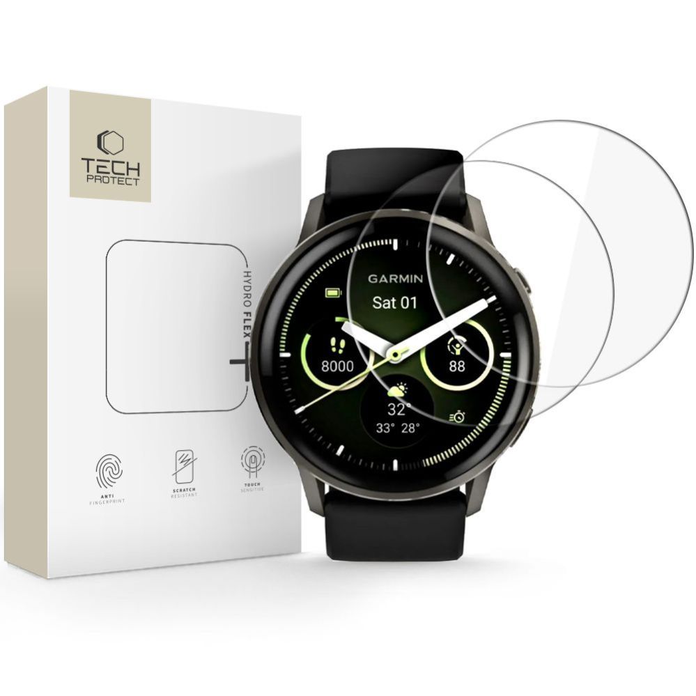 Muud kaubad Tech-Protect Tech-Protect Hydro flex+ 2-Pack Hydrogel Film for Garmin Venu 45mm