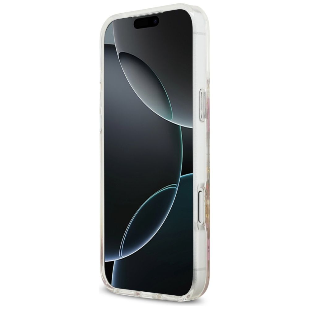 Other goods Guess Guess Resin Flowers Glitter MagSafe Case for iPhone 17 Pro Max - Pink