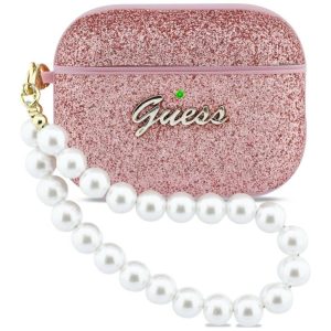 Other goods Guess  Guess Glitter Pearl Strap Case for AirPods Pro 3 - Pink 