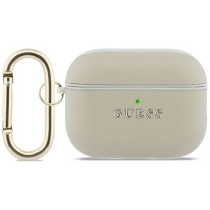 Other goods Guess  Guess Grained Classic Logo Hook case for AirPods Pro 3 - gold 