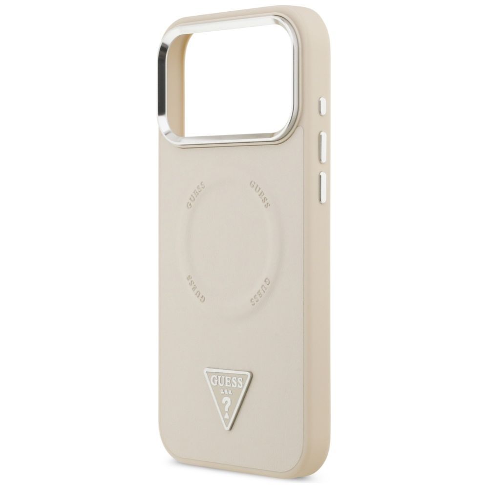 Другие товары Guess Guess Triangle Logo MagSafe Case for iPhone 17 Pro - Beige