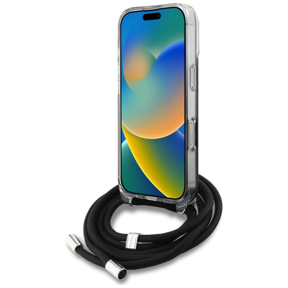 Другие товары Karl Lagerfeld Karl Lagerfeld IML Crossbody Karl&Choupette Head Case for iPhone 16 Pro Max - Black