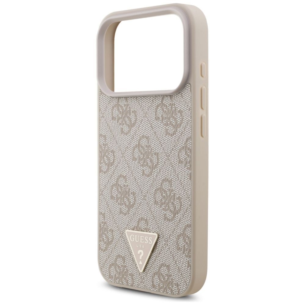 Kitos prekės Guess Guess 4G Strap Triangle Logo MagSafe Case for iPhone 17 Pro - Pink