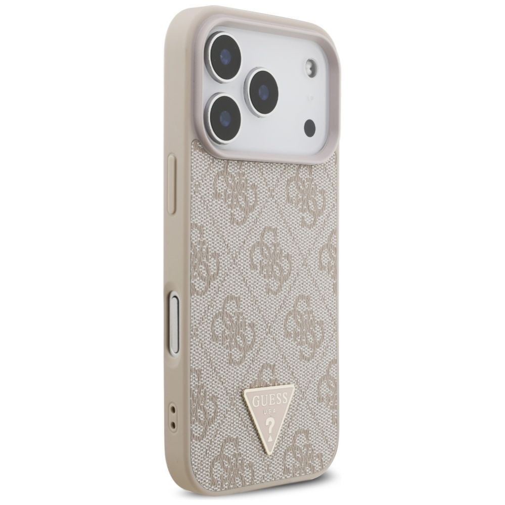 Kitos prekės Guess Guess 4G Strap Triangle Logo MagSafe Case for iPhone 17 Pro - Pink