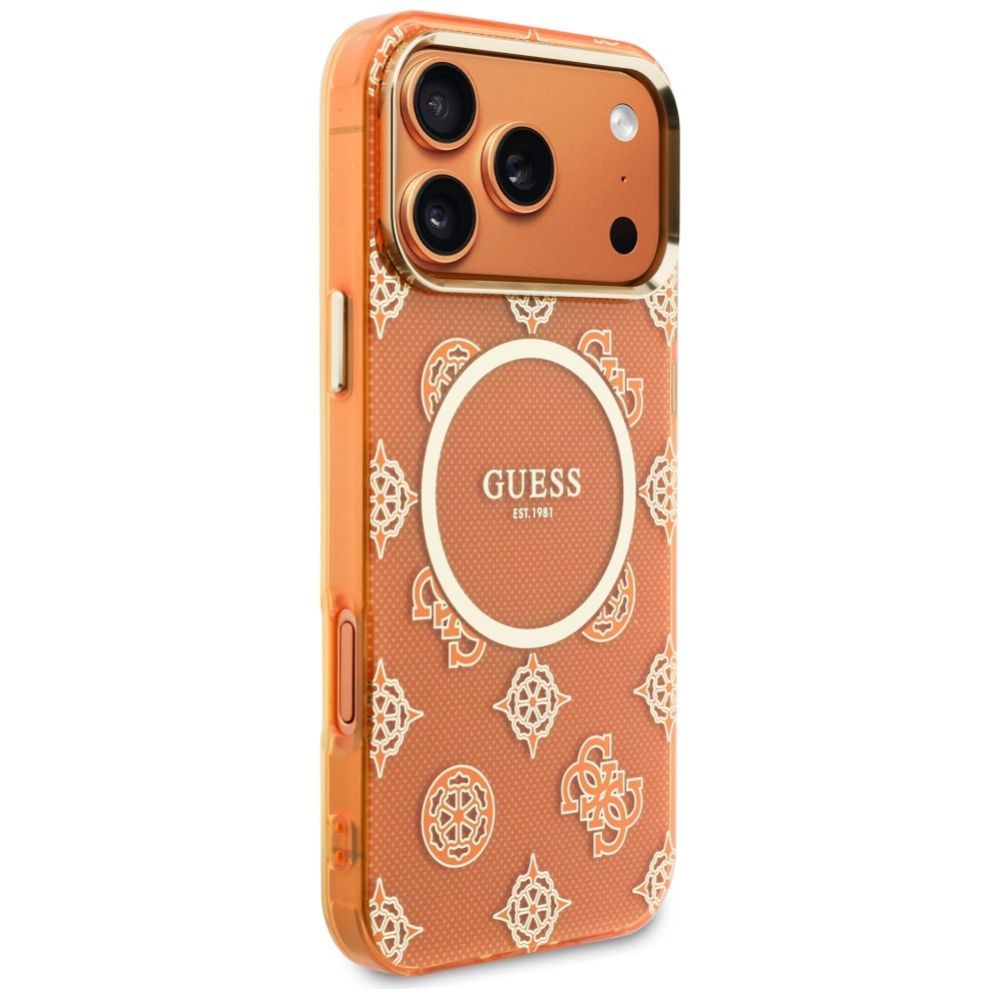 Other goods Guess Guess IML Peony Dot MagSafe Case for iPhone 17 Pro Max - Orange
