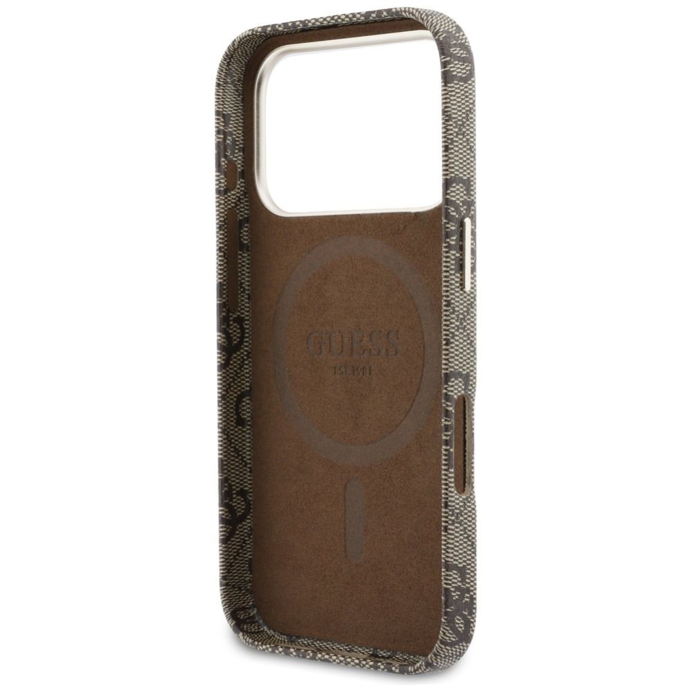 Другие товары Guess Guess 4G Script MagSafe Case for iPhone 17 Pro Max - Brown