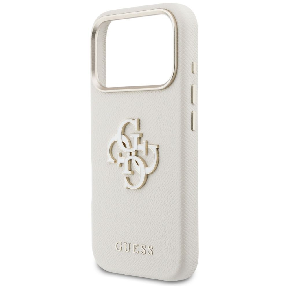 Kitos prekės Guess Guess FW Resin Logo Case for iPhone 17 Pro - Beige