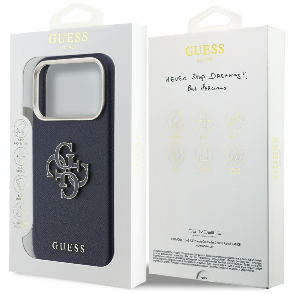 Other goods Guess Guess FW Resin Logo Case for iPhone 17 Pro Max - Blue